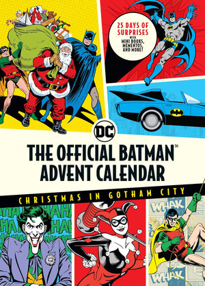 The Official Batman Advent Calendar: Christmas in Gotham City: 25 Days of Surprises with Mini Books, Mementos, and More! (Batman