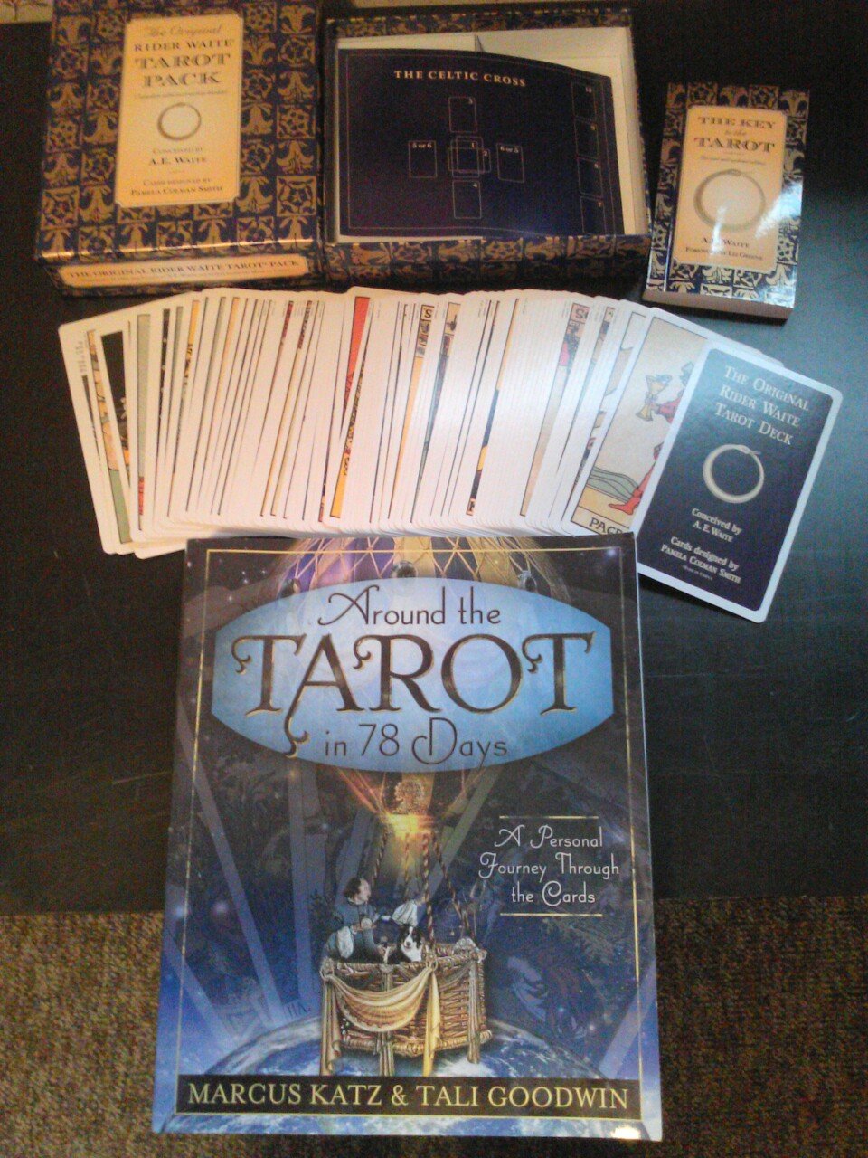 Around the Tarot in 78 Days: A Personal Journey Through the Cards,Used