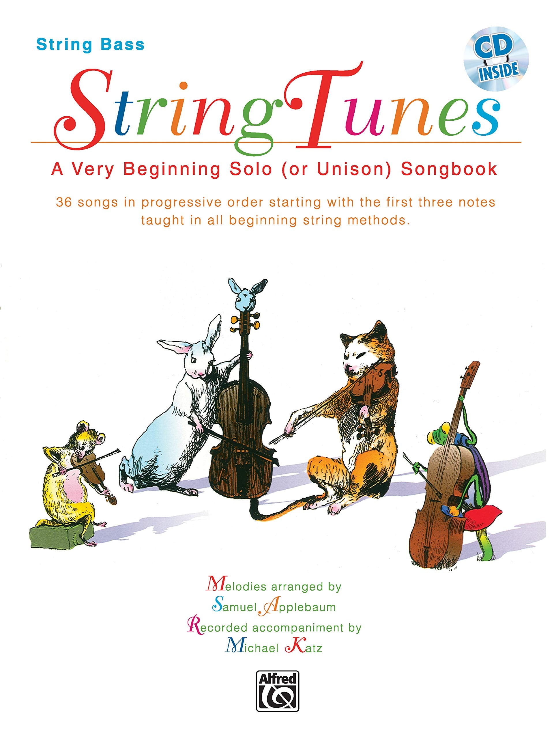 StringTunes  A Very Beginning Solo (or Unison) Songbook: Bass, Book & CD,Used