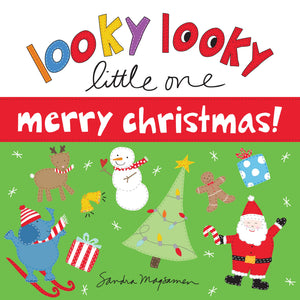 Looky Looky Little One Merry Christmas: A Seek and Find Holiday Board Book (Baby's First Christmas, stocking stuffer for toddler,Used