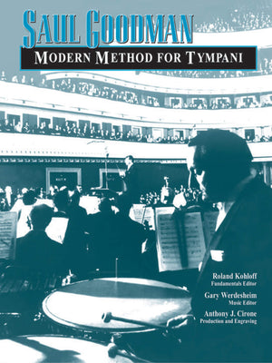 Saul Goodman  Modern Method for Tympani,Used