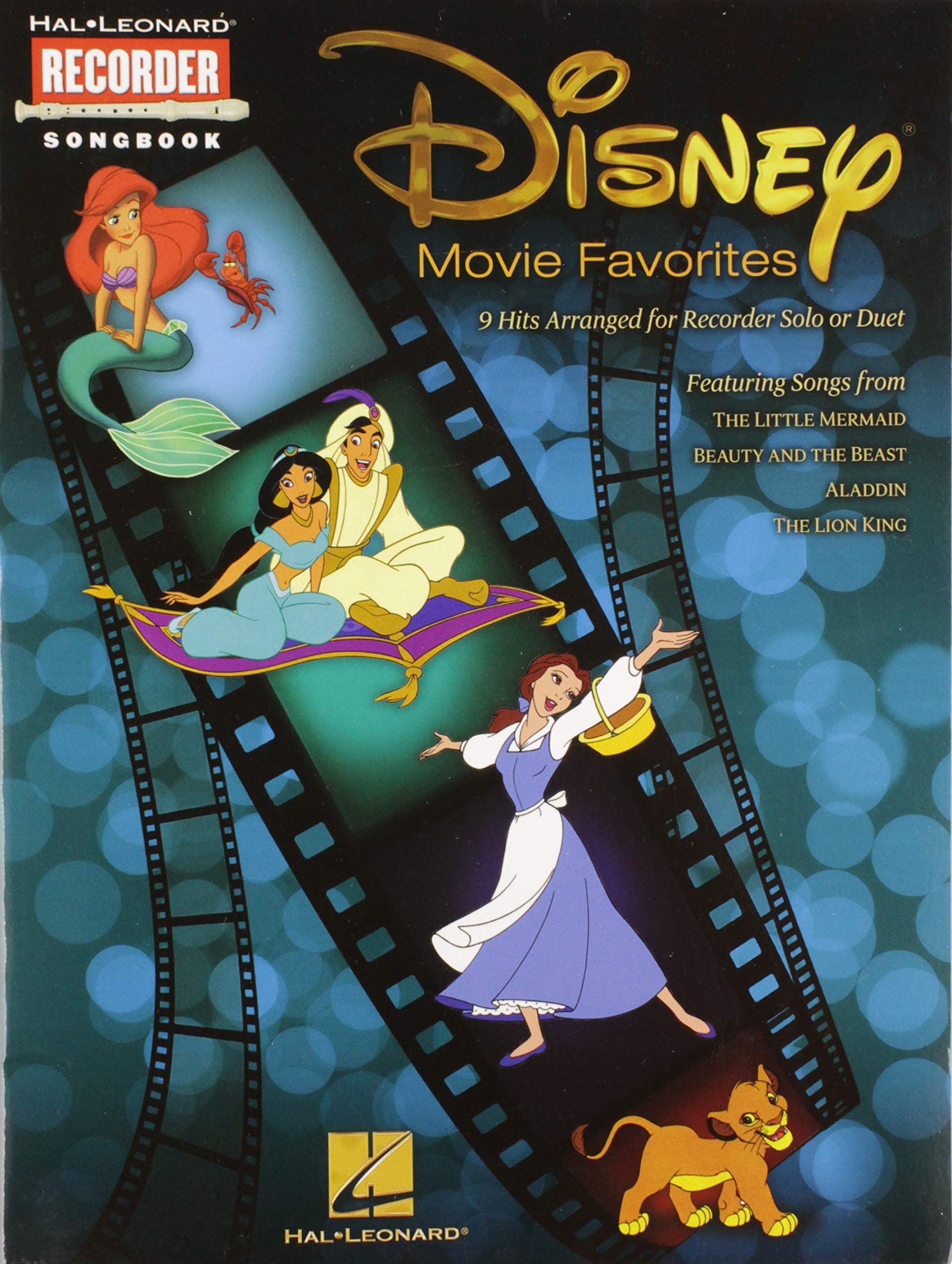 Disney Movie Favorites: 9 Hits Arranged for Recorder Solo or Duet (Let's Play Recorder Series),New