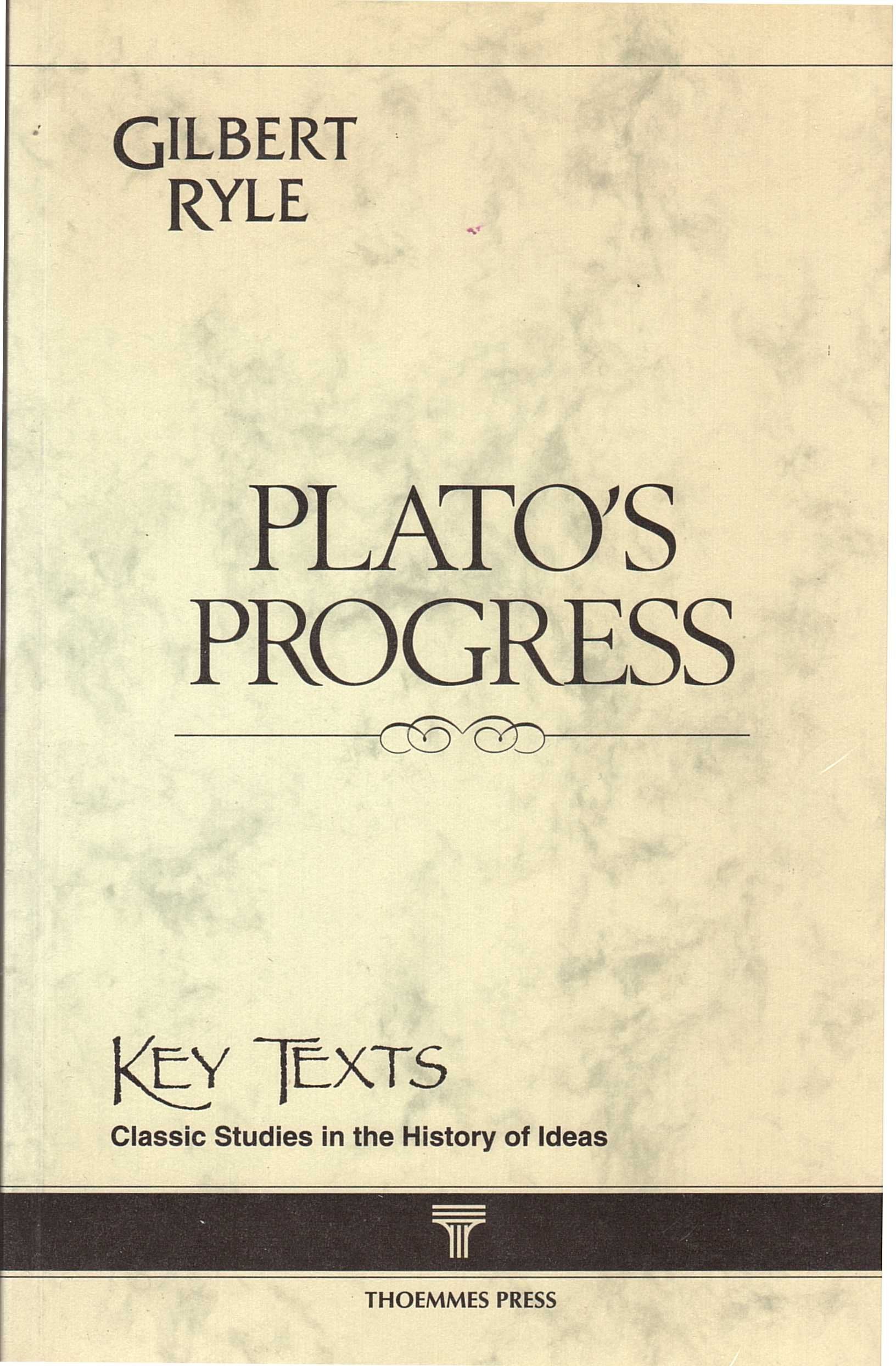 Plato's Progress: 1966 (Key Texts Ser. : Classic Studies in the History of Ideas)),Used