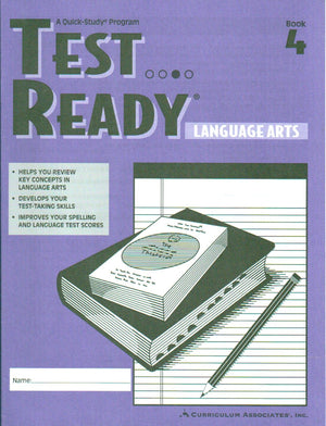 Test Ready  Language Arts  Book 4 (A Quick Study Program)-used