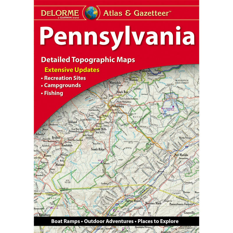 Pennsylvania Atlas and Gazetteer,New