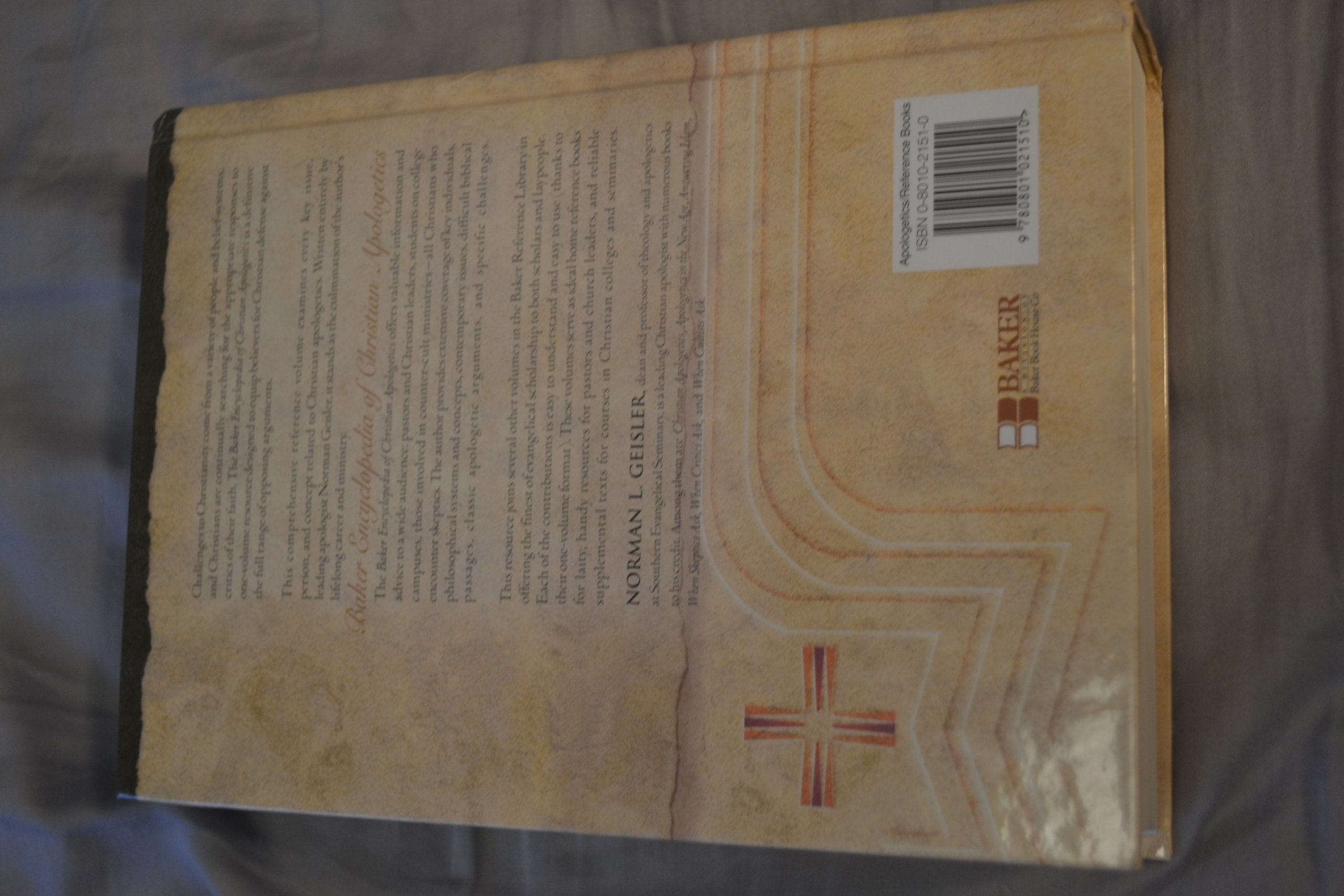 Baker Encyclopedia of Christian Apologetics;Baker Reference Library,Used