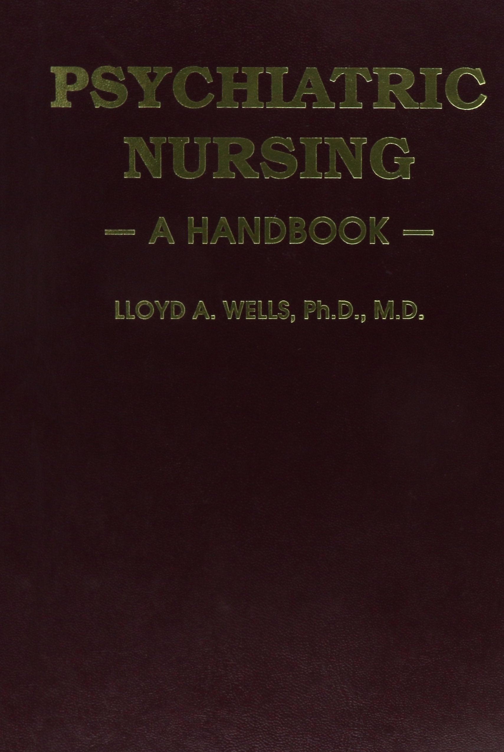 Handbook Of Psychiatric Nursing,Used
