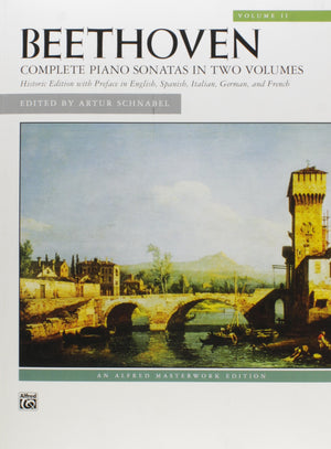 Beethoven Complete Piano Sonatas In Two Volumes: Historic Edition With Preface In English, Spanish, Italian, German, And French:-used