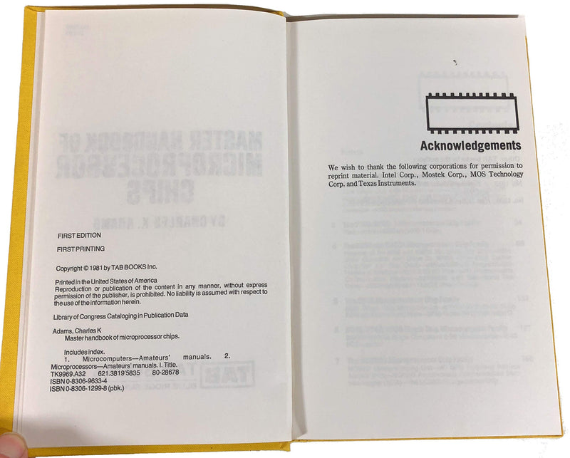 Master handbook of microprocessor chips,Used