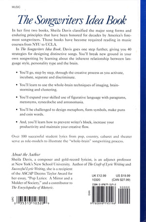 The Songwriters Idea Book: 40 Strategies To Excite Your Imagination, Help You Design Distinctive Songs, And Keep Your Creative F,New