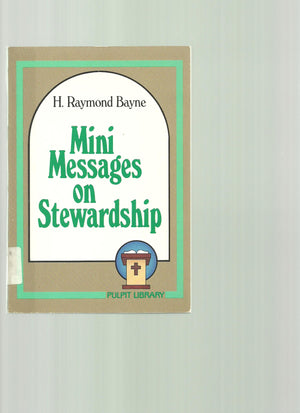 Mini Messages on Stewardship,Used