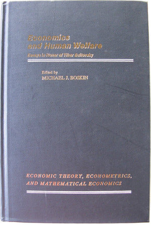 Economics and human welfare: Essays in honor of Tibor Scitovsky (Economic theory, econometrics, and mathematical economics),Used