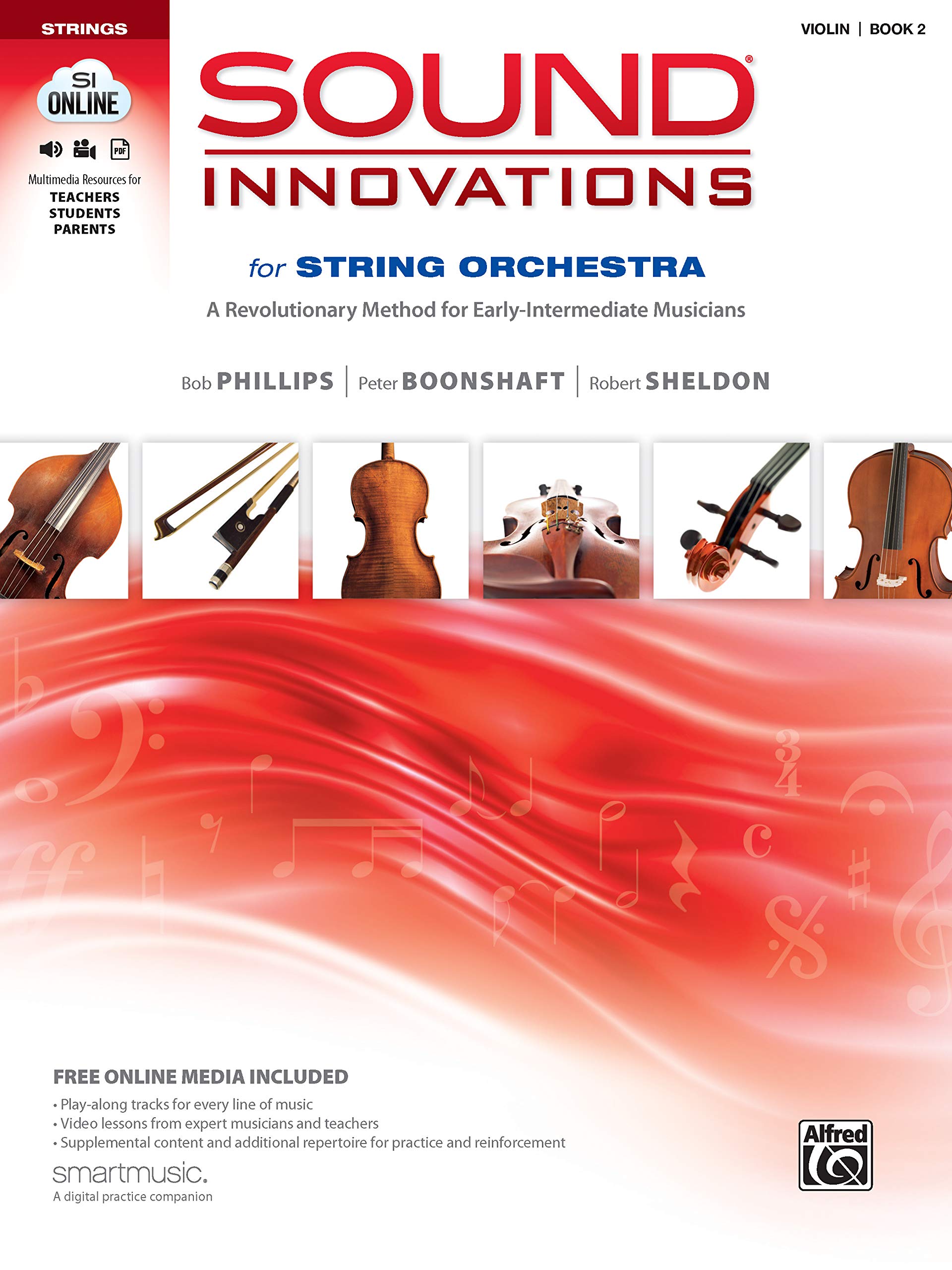 Sound Innovations For String Orchestra, Bk 2: A Revolutionary Method For Earlyintermediate Musicians (Violin), Book & Online Me,Used