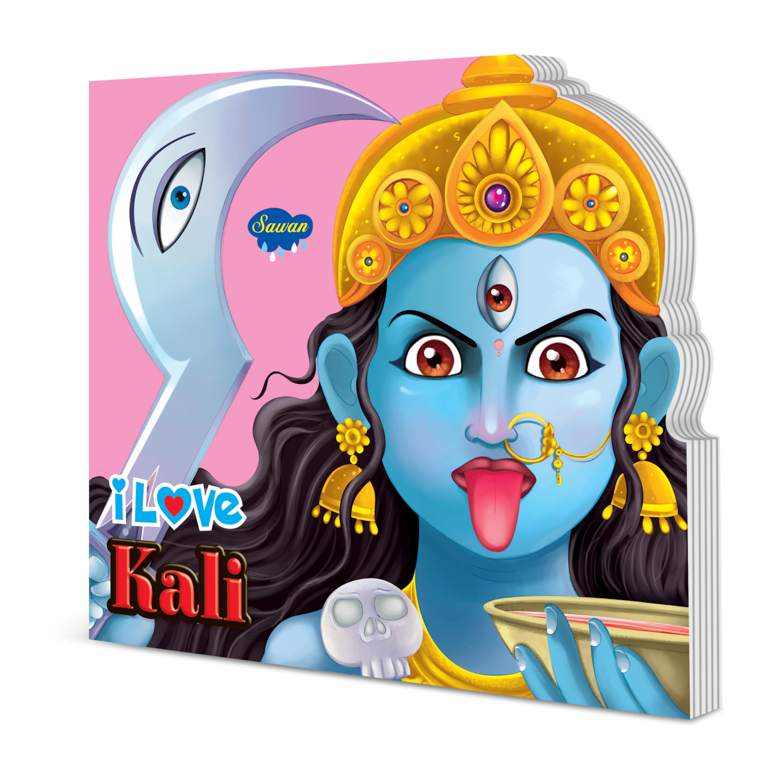 I Love Kali Die Cut Board Book For Kids : Picture Book For Children, Story Book For Kids With Die Cut Designs, Learning Story Book