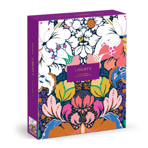 Galison Liberty Glastonbury  Diy 9 X 12 Paint By Number Kit With Iconic Liberty Print Art For Beginners And Experts Includes Pa