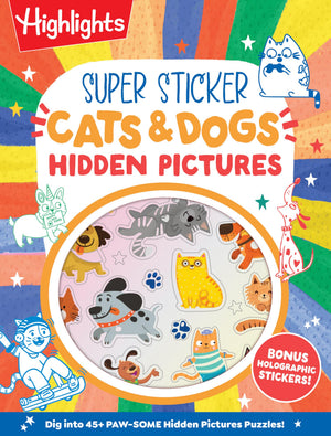 Super Sticker Cats & Dogs Hidden Pictures (Hidden Pictures Sticker Books)