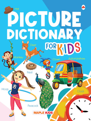 Picture Dictionary For Kids - Words With Images And Meanings - Words For Preschoolers - Vocabulary For Early Learners - Age 1+