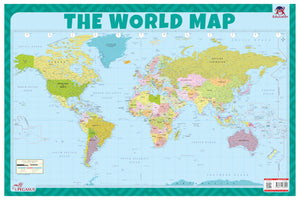 World Map - Thick And Laminated Chart