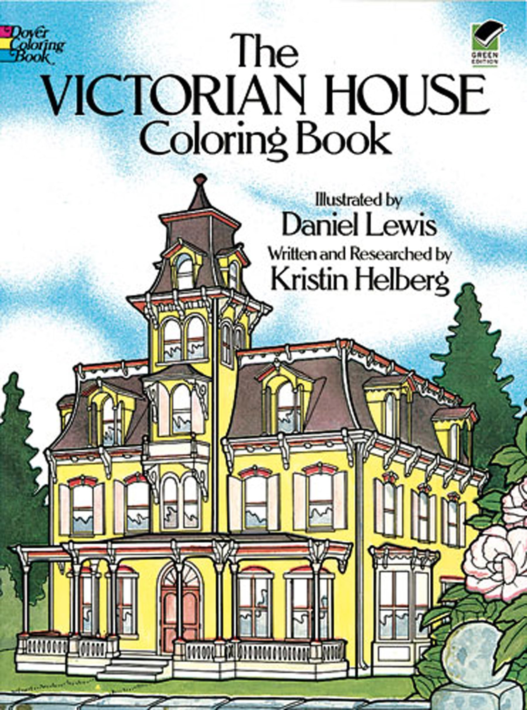 The Victorian House Coloring Book,Used