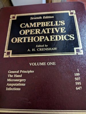Campbell's operative orthopaedics,Used