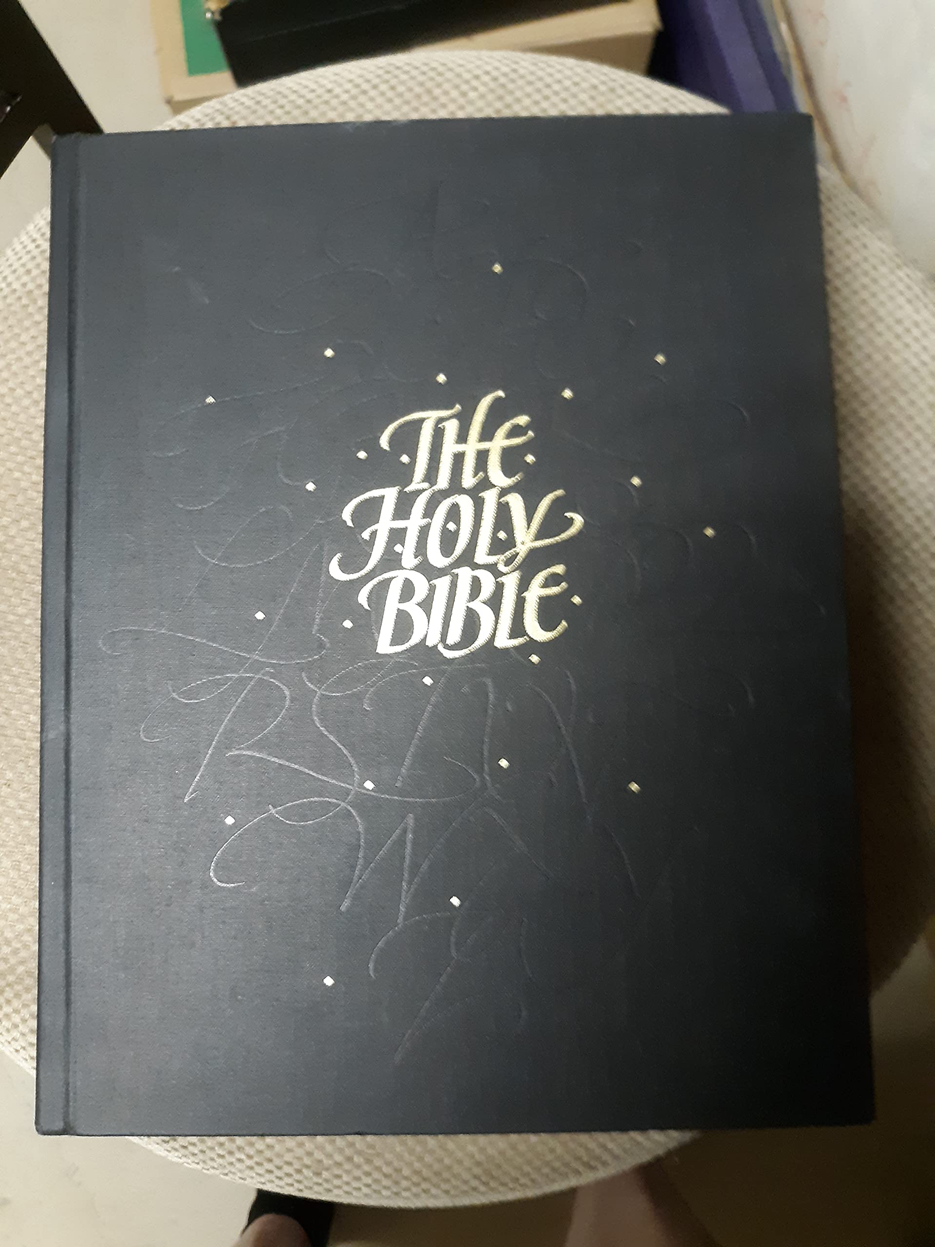 The Holy Bible, NLT, Botts Illustrated edition,Used
