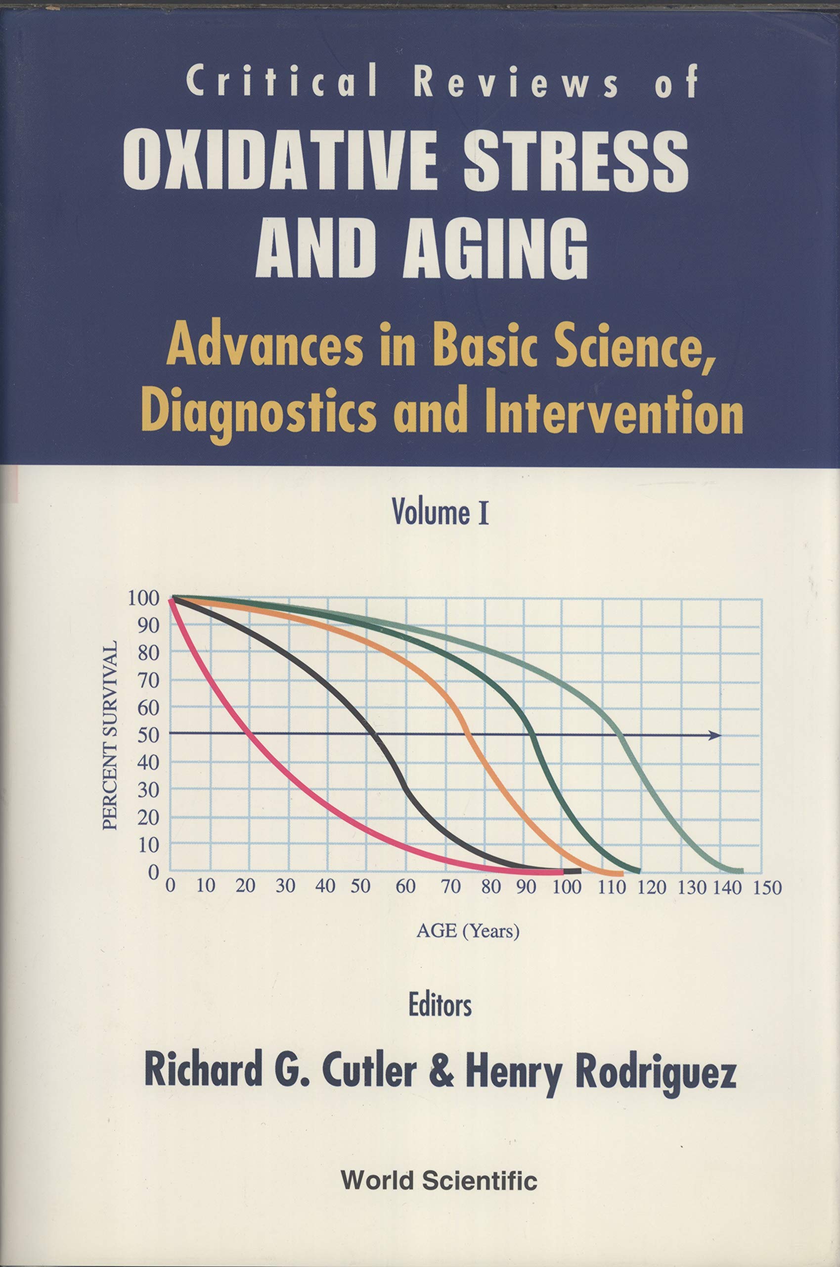 CRITICAL REVIEWS OF OXIDATIVE STRESS AND AGING: ADVANCES IN BASIC SCIENCE, DIAGNOSTICS AND INTERVENTION (IN 2 VOLUMES),Used