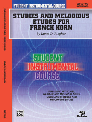 Student Instrumental Course Studies and Melodious Etudes for French Horn: Level II,Used