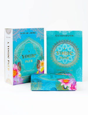 A Yogic Path Oracle Deck and Guidebook (Keepsake Box Set),Used