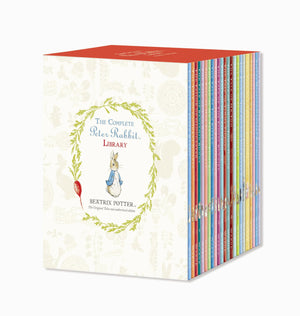 The Complete Peter Rabbit Library Box Set With 23 Volumes,Used