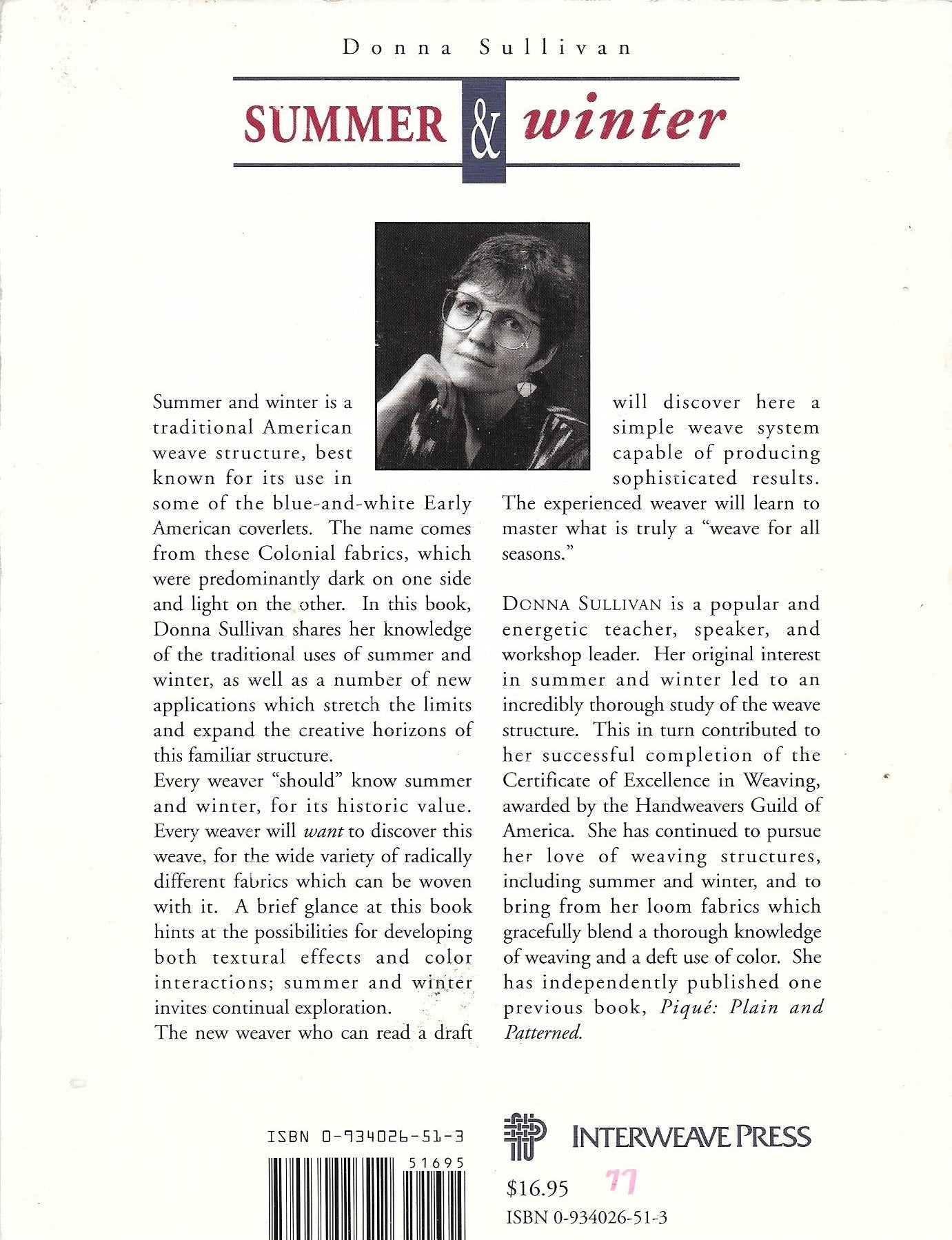 Summer And Winter: A Weave For All Seasons,New