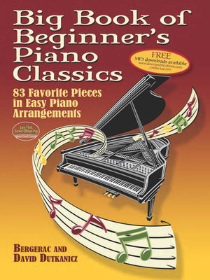 Big Book Of Piano Classics For Beginners: 83 Favorite Pieces In Easy Arrangements (Book & Mp3)-used