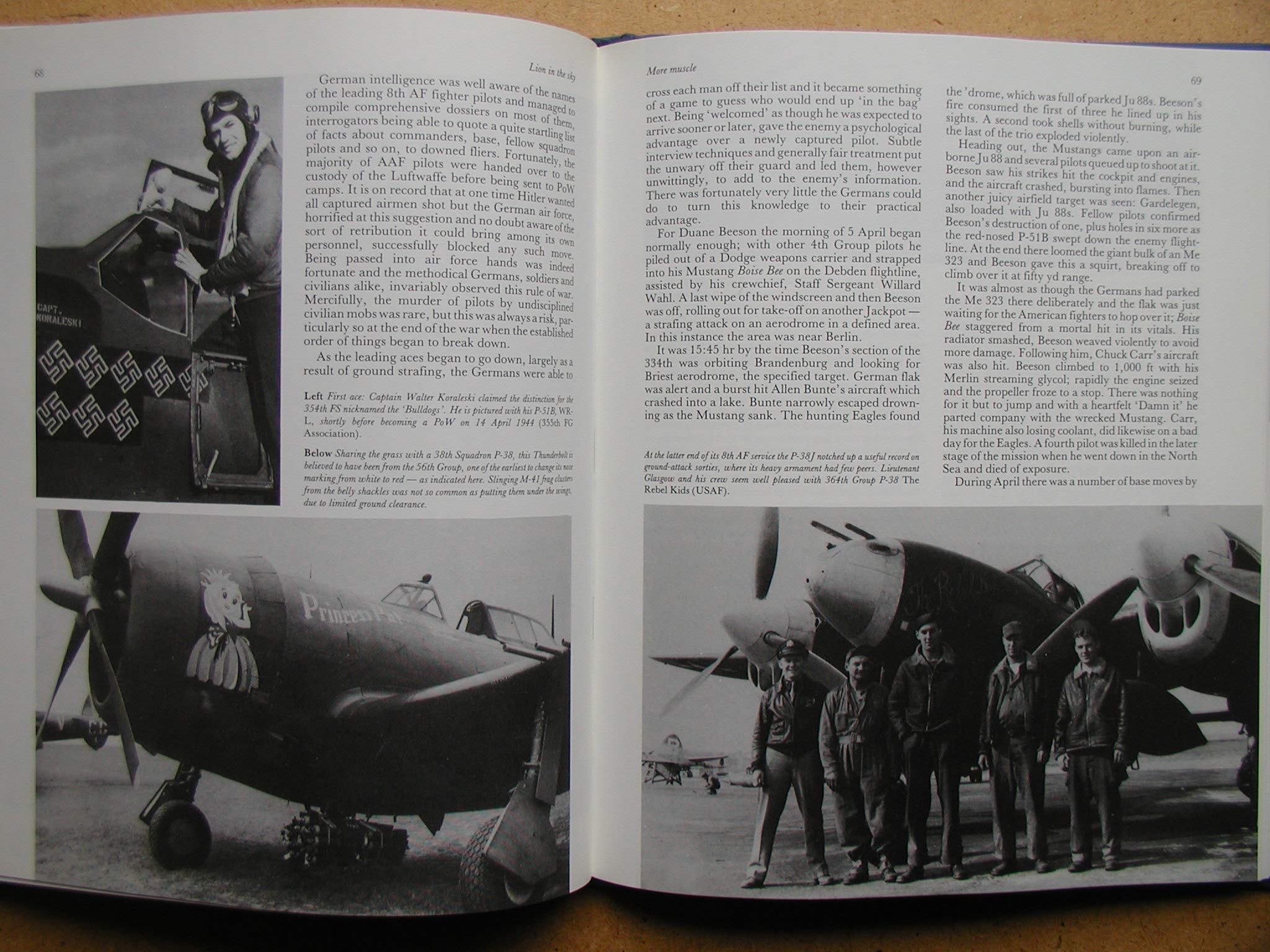 Lion in the Sky: US 8th Air Force Fighter Operations, 194245,Used