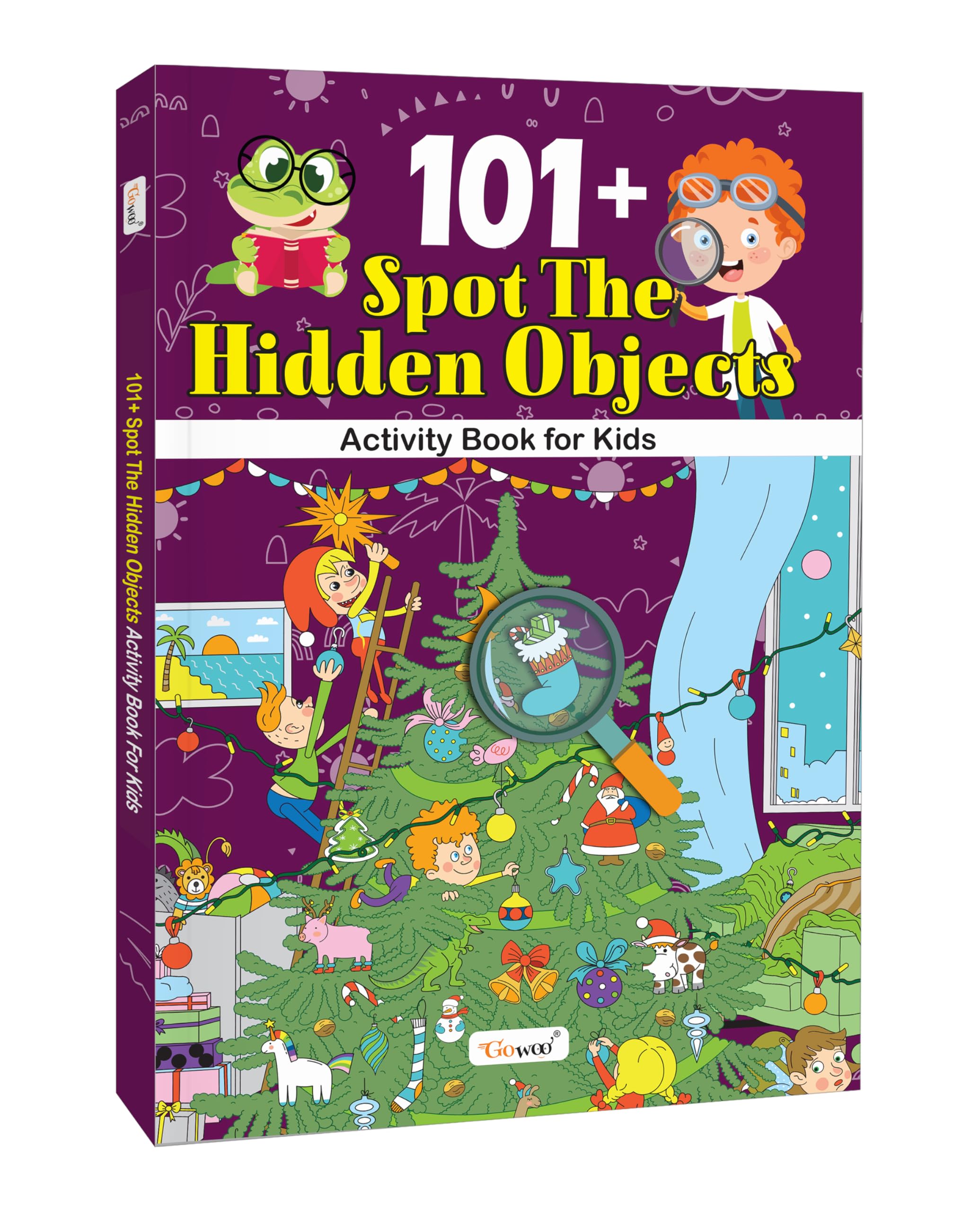 101+ Spot The Hidden Objects Activity Book For Kids : Early Learning Educational Workbook, Puzzle Activity Book For Kids , Brain-Boosting Activities