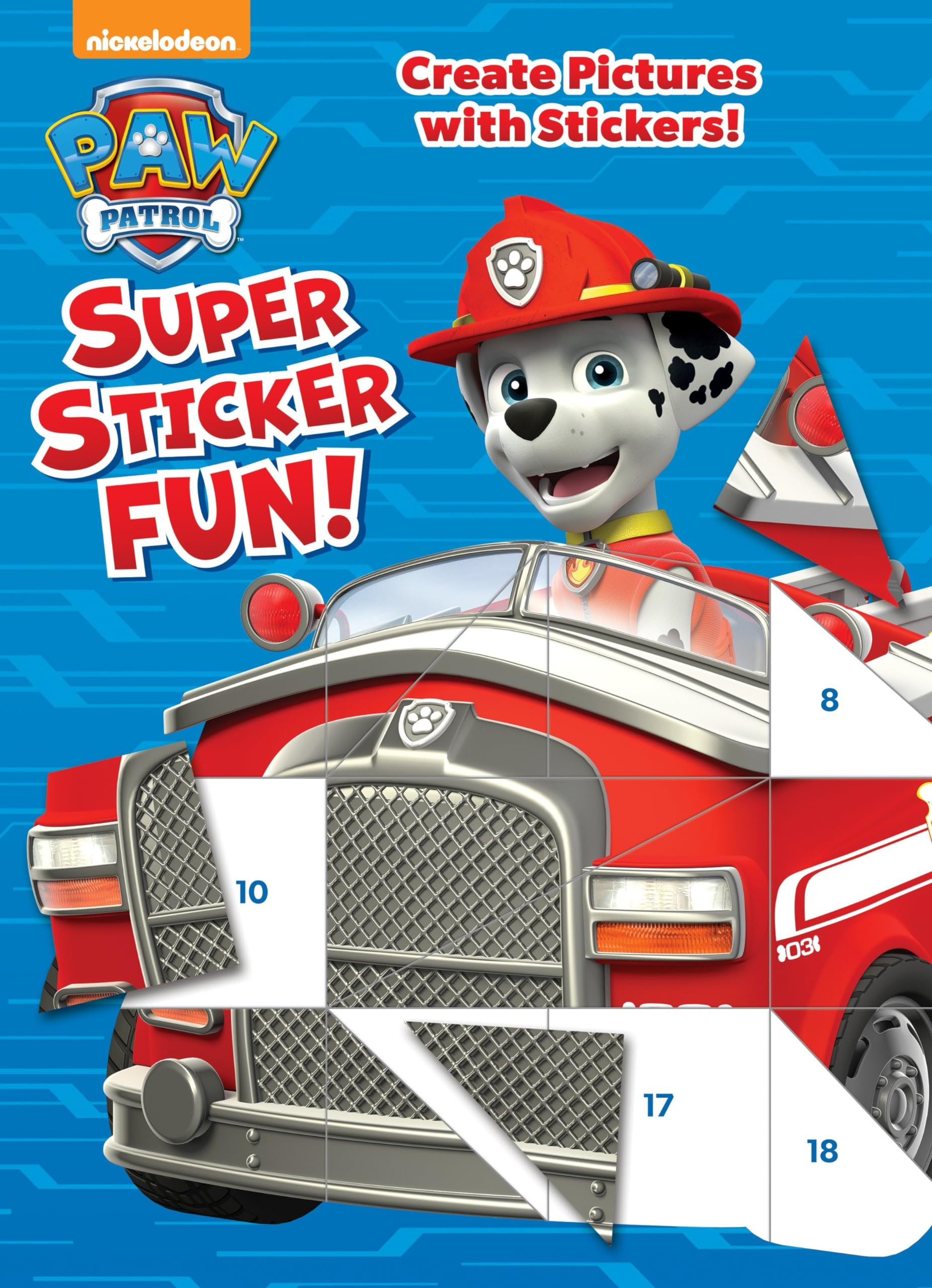 Paw Patrol Super Sticker Fun! (Paw Patrol)-used