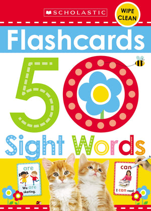 50 Sight Words Flashcards: Scholastic Early Learners (Flashcards)-used