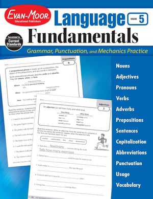 EvanMoor Language Fundamentals, Grade 5,Used