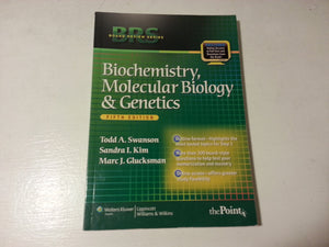 BRS Biochemistry, Molecular Biology, and Genetics, Fifth Edition (Board Review Series),Used