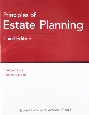 Principles of Estate Planning, 3rd Edition (National Underwriter Academic),Used