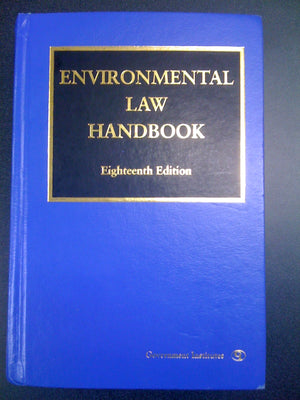 Environmental Law Handbook,New
