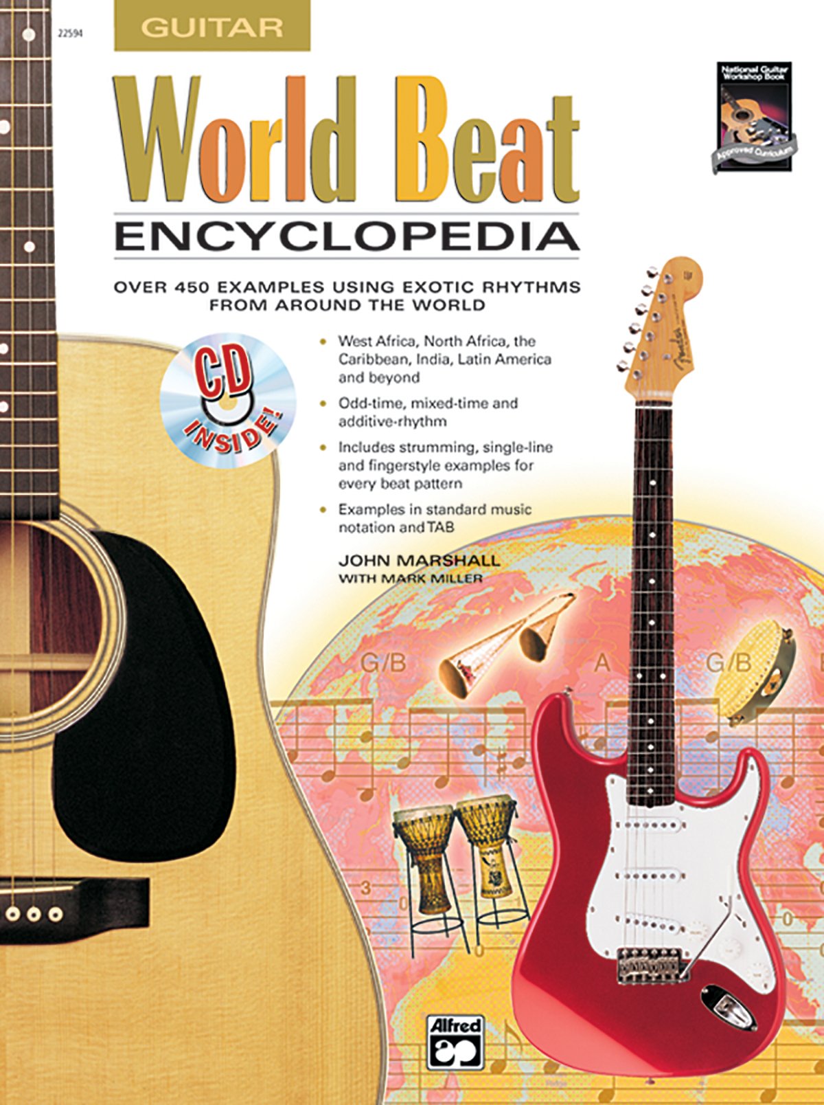 World Beat Encyclopedia: Over 450 Examples Using Exotic Rhythms From Around The World, Book & Cd,New