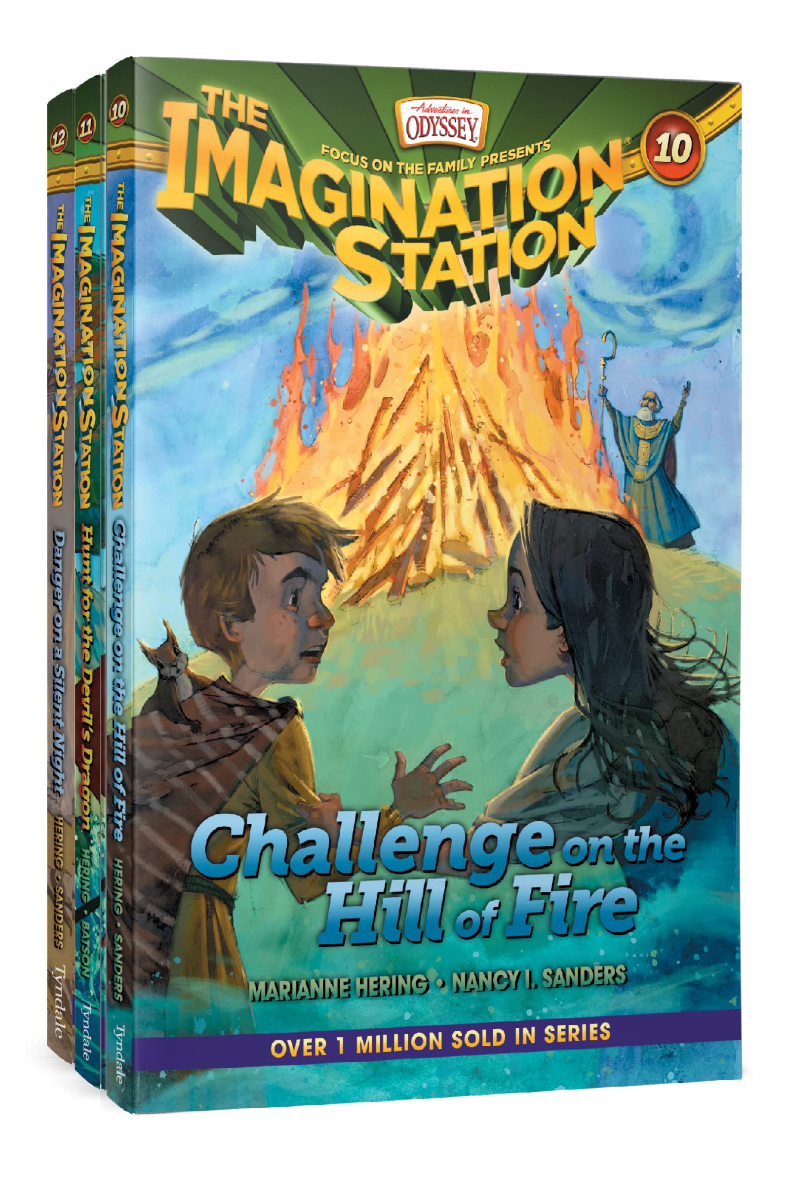 Imagination Station Books 3Pack: Challenge on the Hill of Fire / Hunt for the Devil's Dragon / Danger on a Silent Night (AIO Im,Used