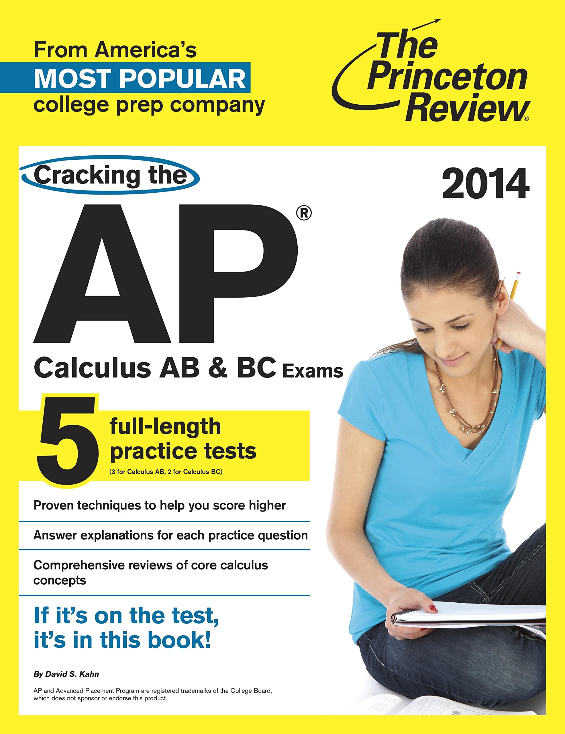 Cracking the AP Calculus AB & BC Exams, 2014 Edition (College Test Preparation),Used