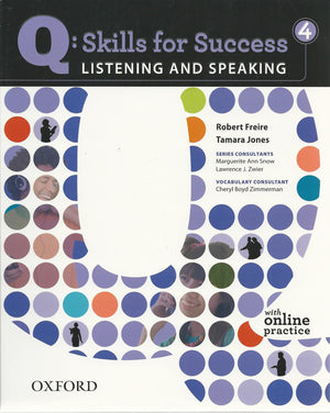 Q: Skills for Success 4 Listening & Speaking Student Book with Student Access Code Card,New