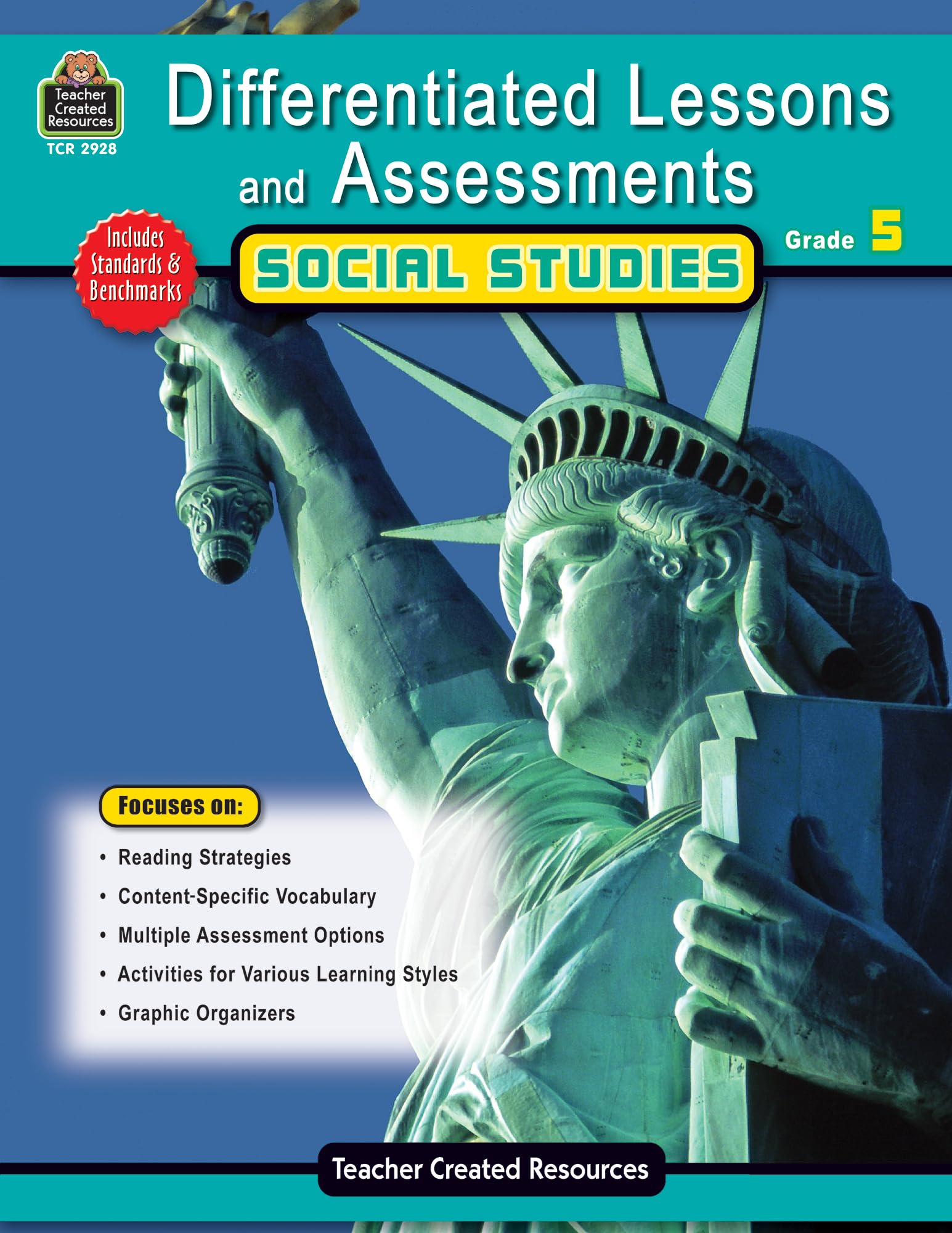 Differentiated Lessons & Assessments: Social Studies Grd 5: Social Studies Grd 5 (Differentiated Lessons and Assessments),Used