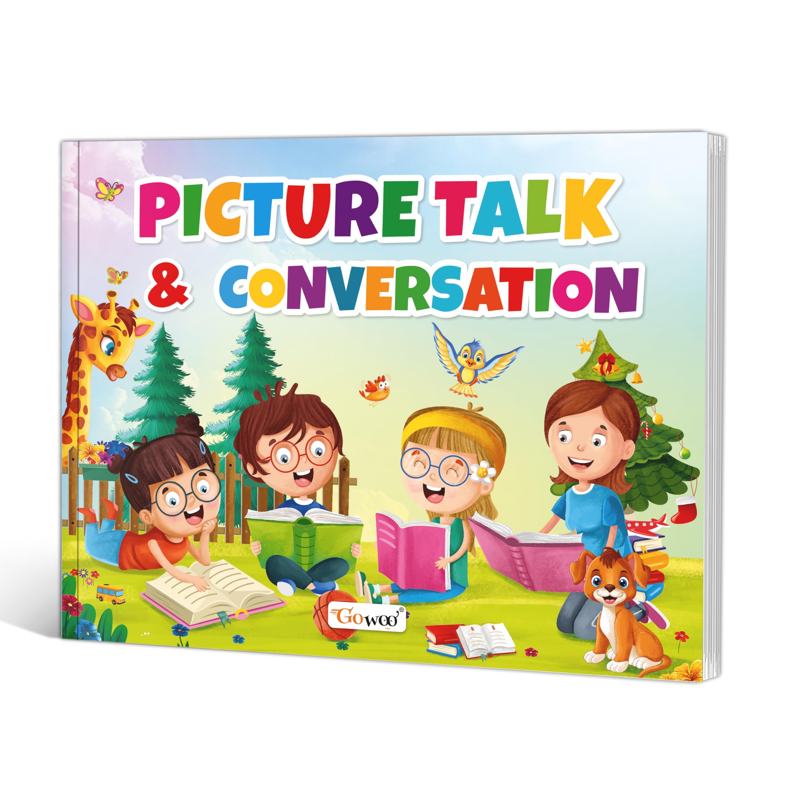 Picture Talk & Conversation: Activity Book For Kids - Kids Learning Books, Learning Adventures, Activity Book For Children For Kids Ages 3-12