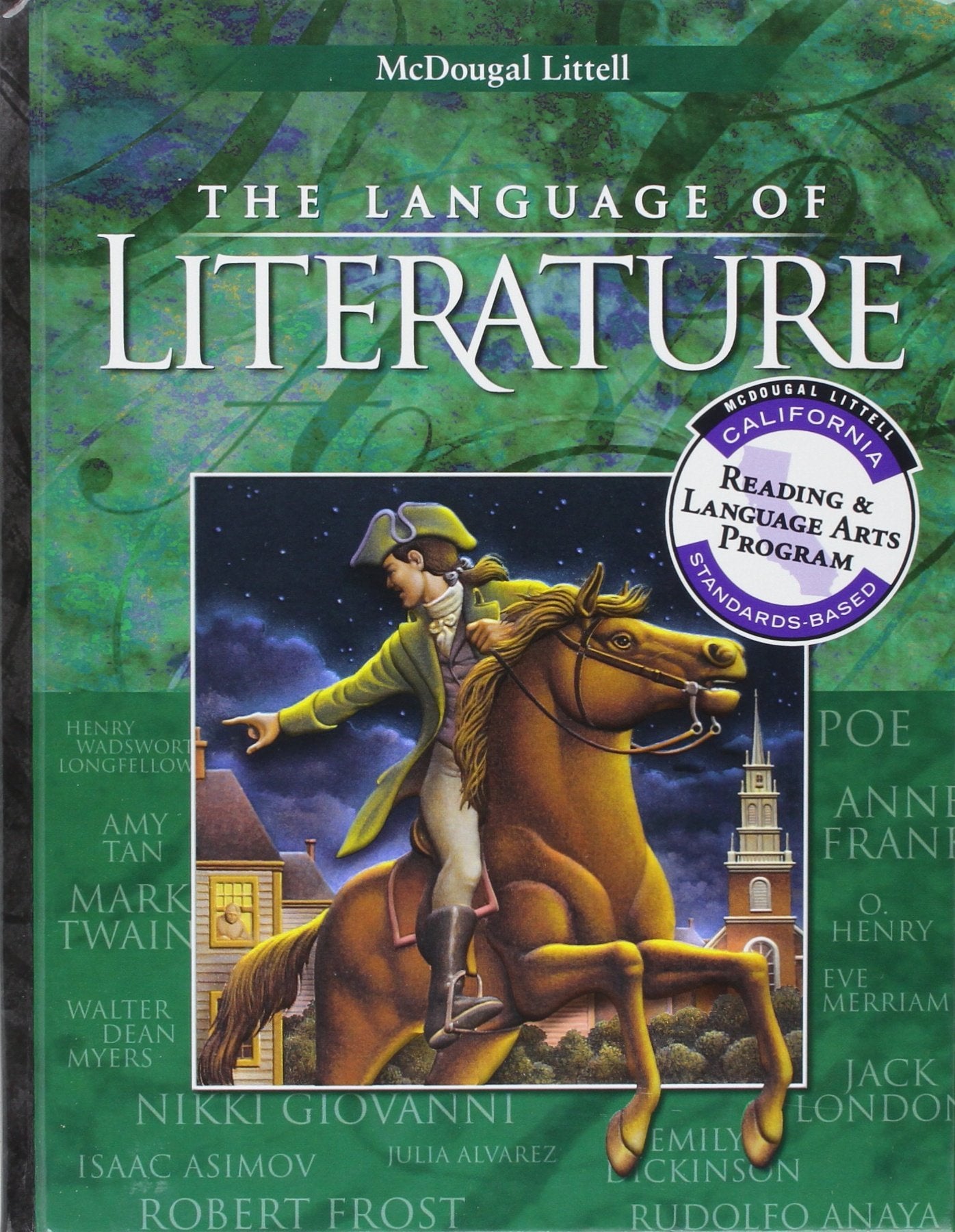 McDougal Littell Language of Literature: Student Edition Grade 8 2002,Used