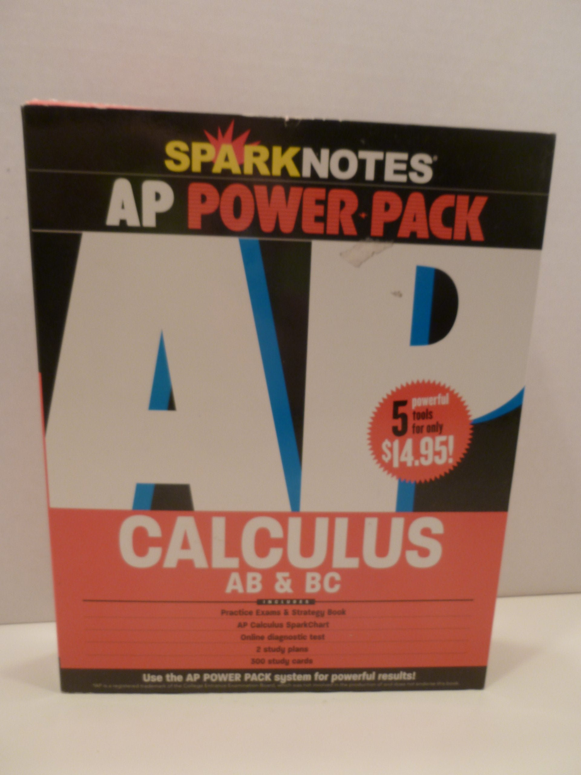 AP Calculus Power Pack (SparkNotes Test Prep),Used