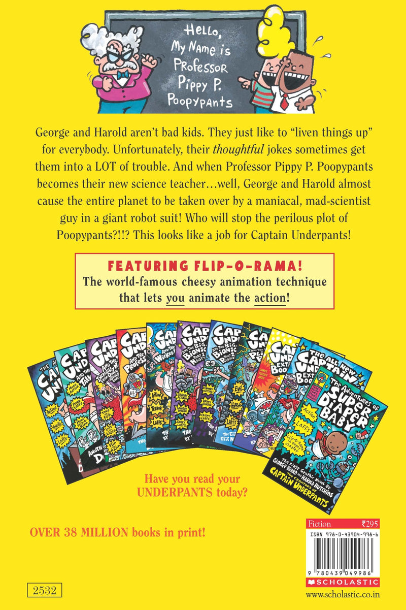 Captain Underpants And The Perilous Plot Of Professor Poopypants,New