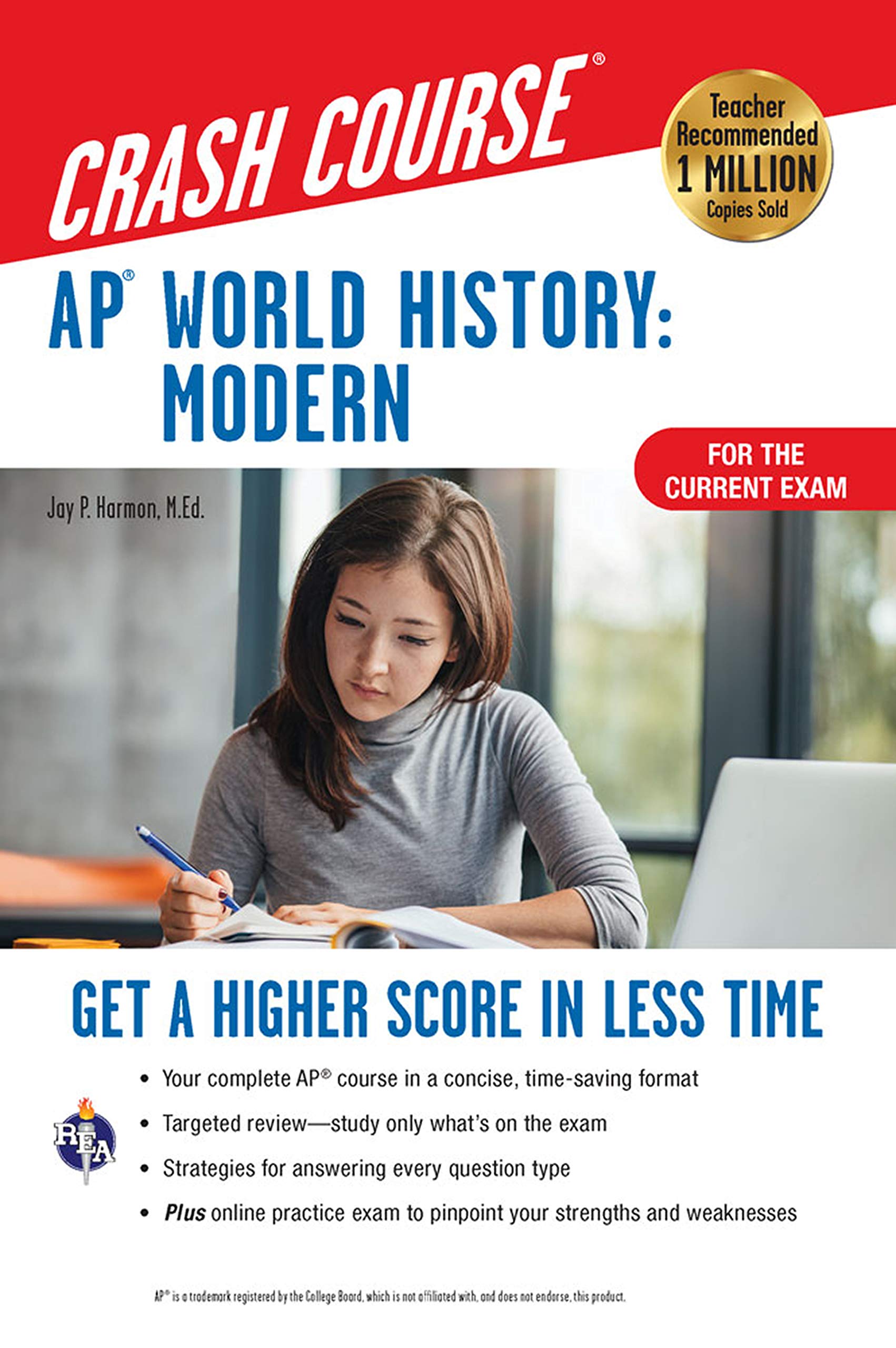 Ap World History: Modern Crash Course, Book + Online: Get A Higher Score In Less Time (Advanced Placement (Ap) Crash Course-used