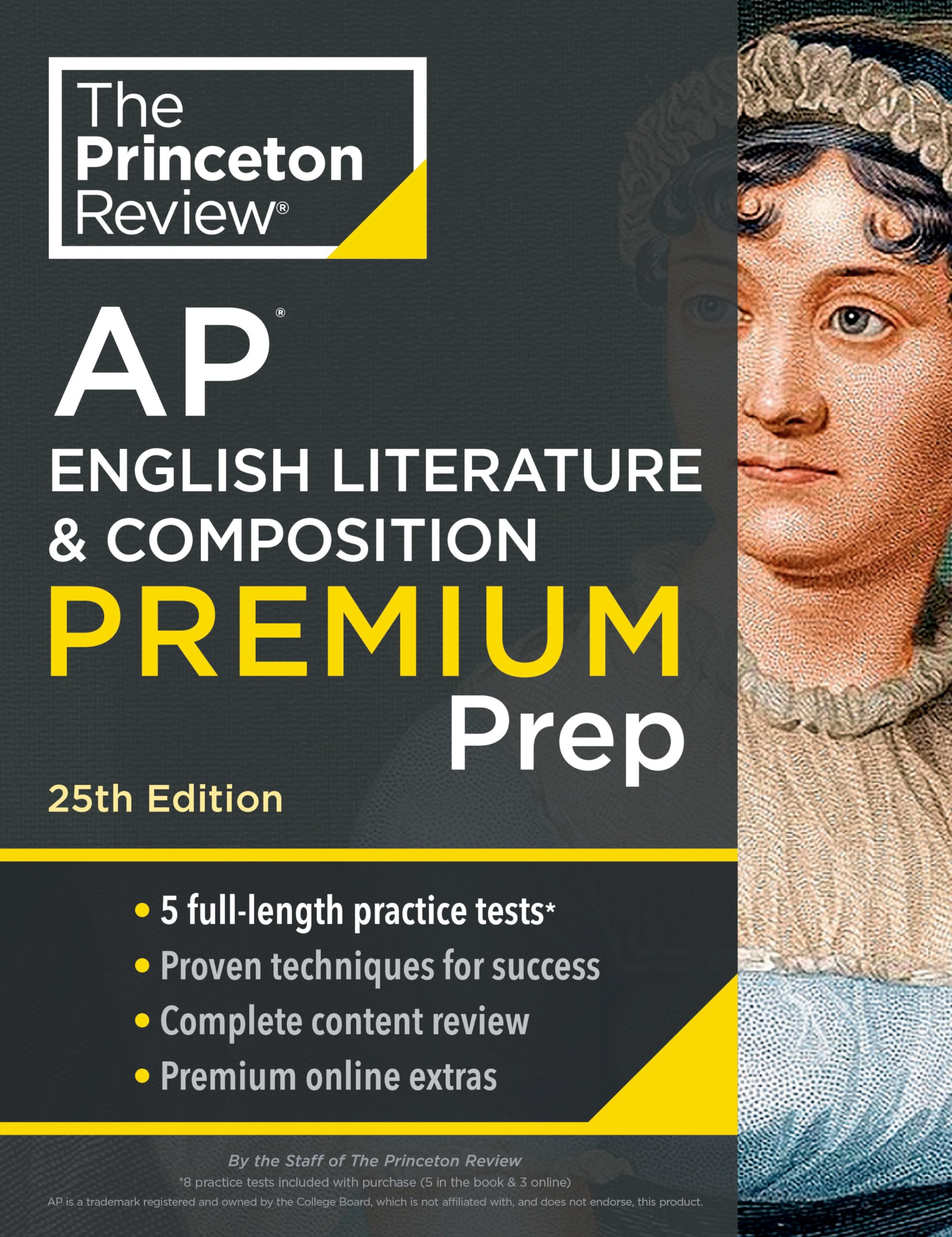 Princeton Review Ap English Literature & Composition Premium Prep, 25Th Edition: 5 Practice Tests + Complete Content Review + St,Used